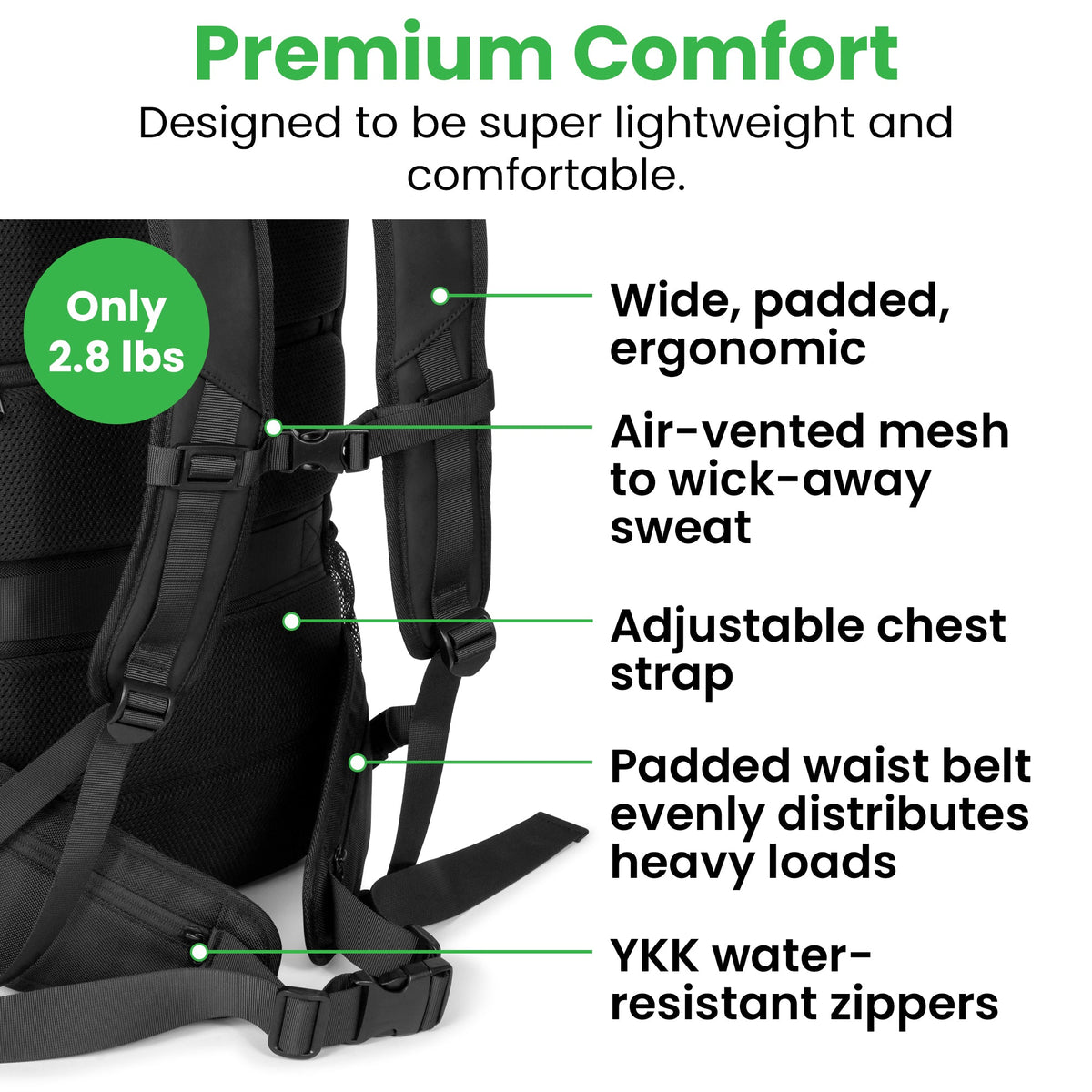COR Surf Island Hopper 40L Carry-On Travel Backpack, product image 5