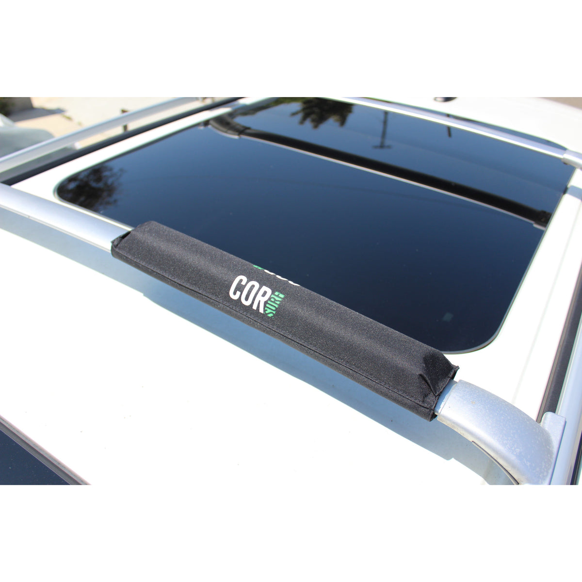 COR Surf Aero Roof Rack Pads with Tie Downs — Narrow Flat Bars, product image 7
