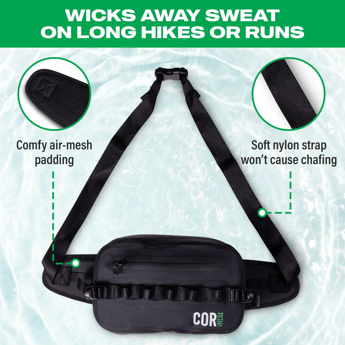 COR Surf Waterproof Waist Pack — 2.5L, product image 3