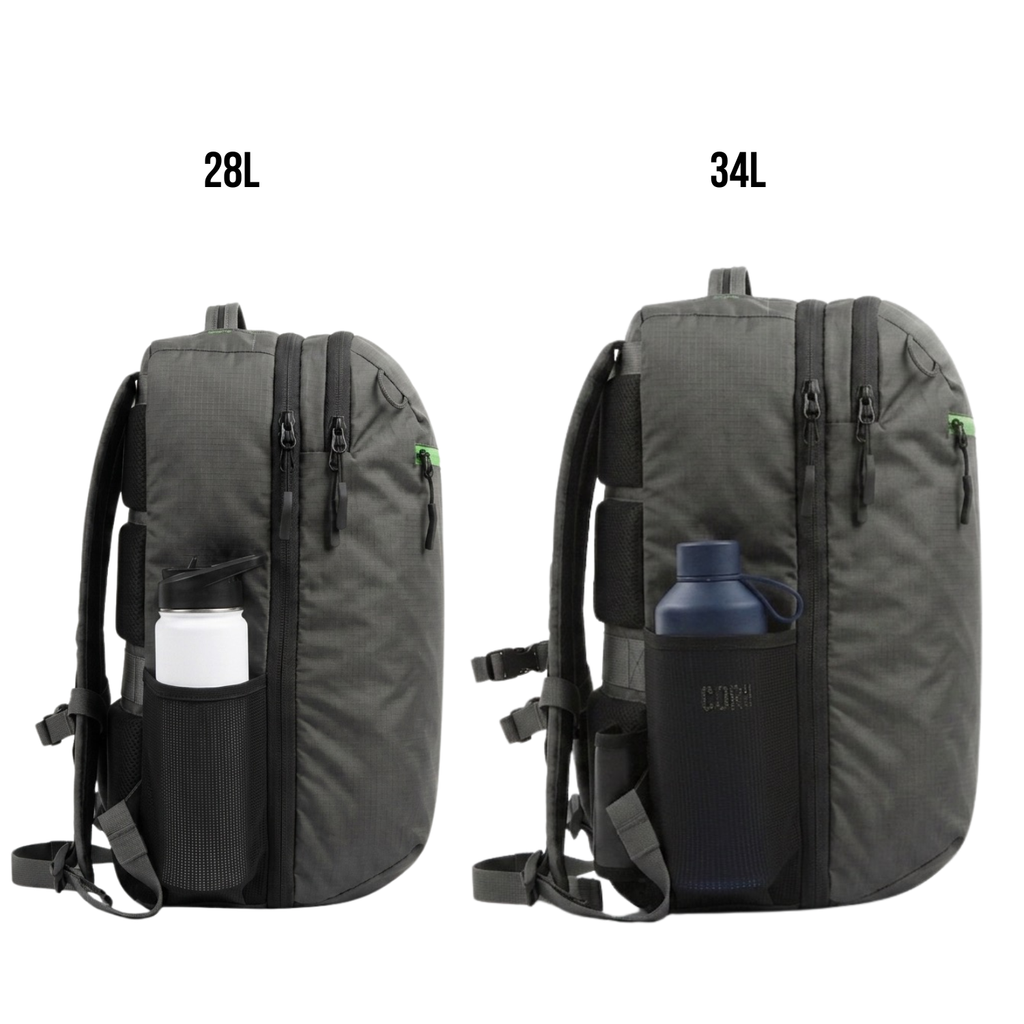 COR Surf Island Hopper 2.0 Matte Black Travel Backpack — 28L or 34L, product image 7