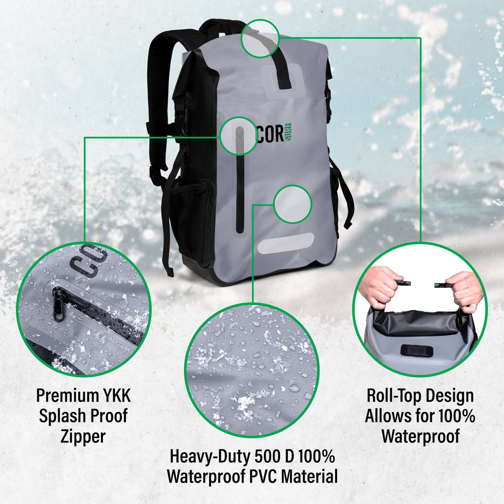 COR Surf Roll-Top Dry Bag Backpack — 40L, product image 3