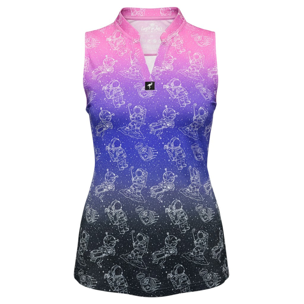 Women's Constellation Sleeveless Golf Polo, product image 1