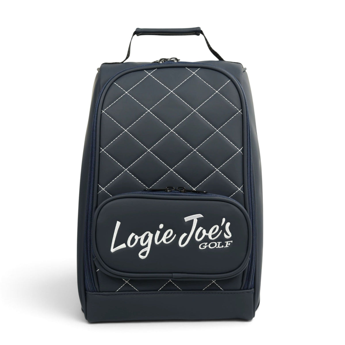 Logie Joe's Premium Golf Shoe Bag — Navy/White, product image 4