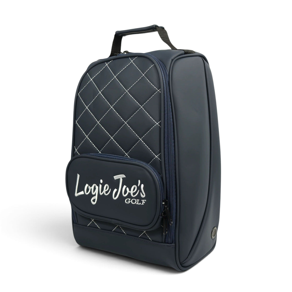 Logie Joe's Premium Golf Shoe Bag — Navy/White, product image 5