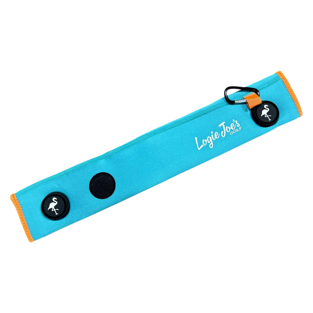 Teal/Orange Magnetic Golf Cart Strap Sleeve, product image 1
