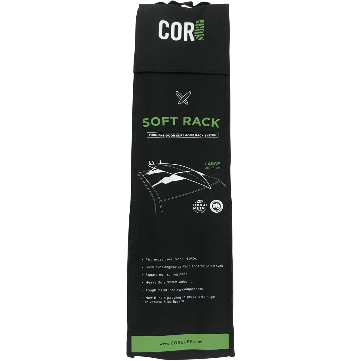 COR Surf Universal Soft Car Roof Racks, product image 7