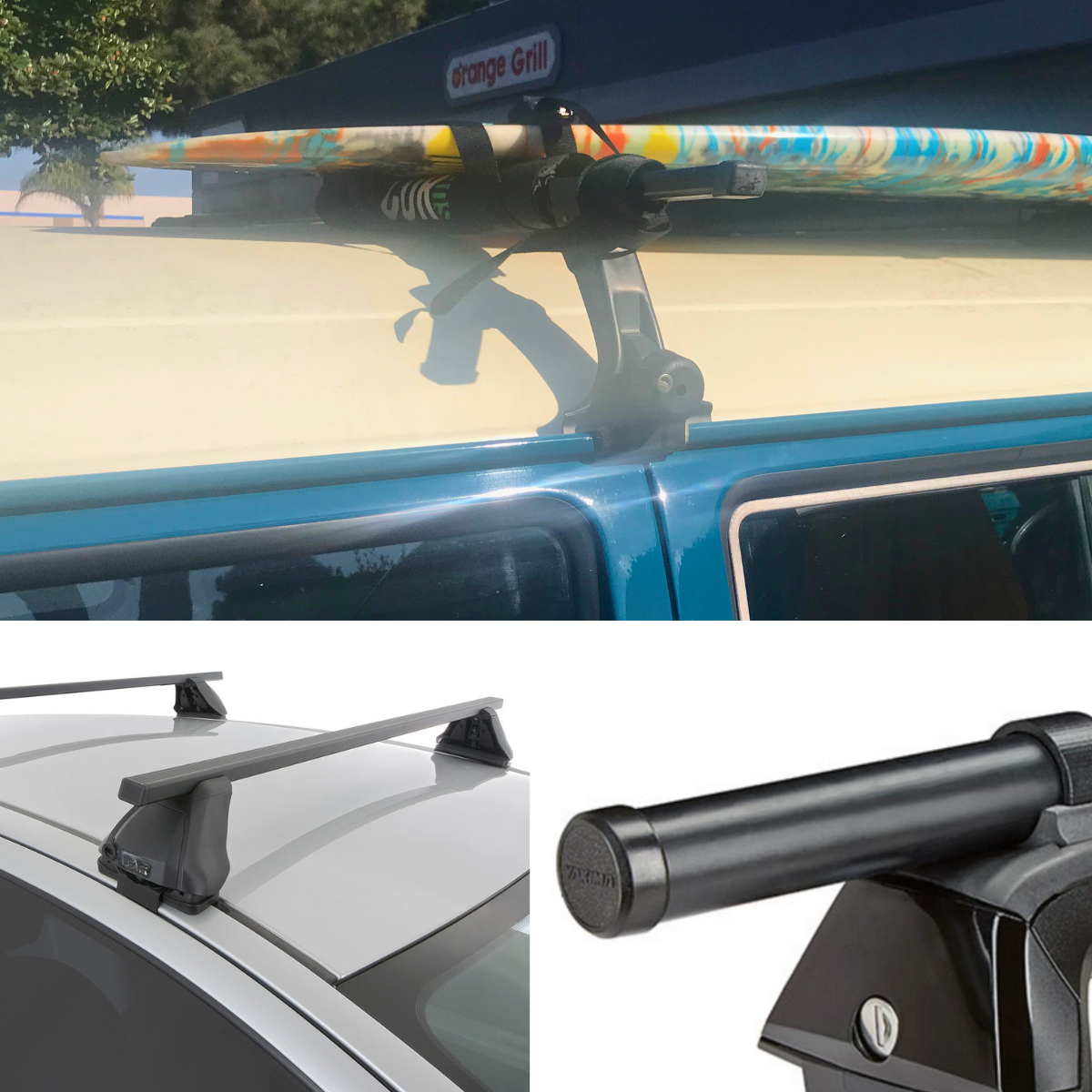 COR Surf Round Roof Rack Pads — 19 or 28 Inch, product image 3