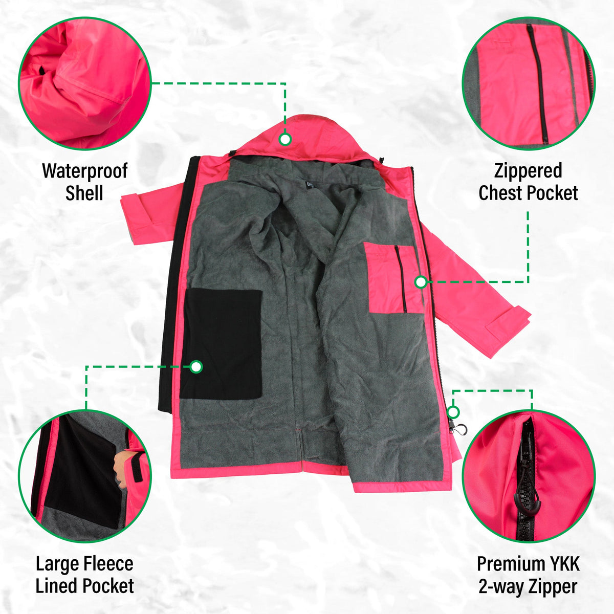 COR Surf Kids Swim Parka — Ages 4–8, product image 3