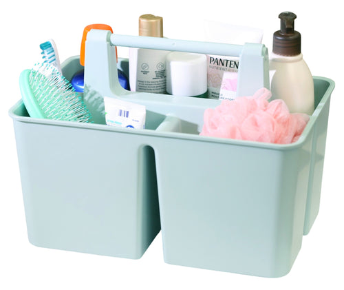 3-Compartment Shower Caddy with Handle — Made in USA, product image 2