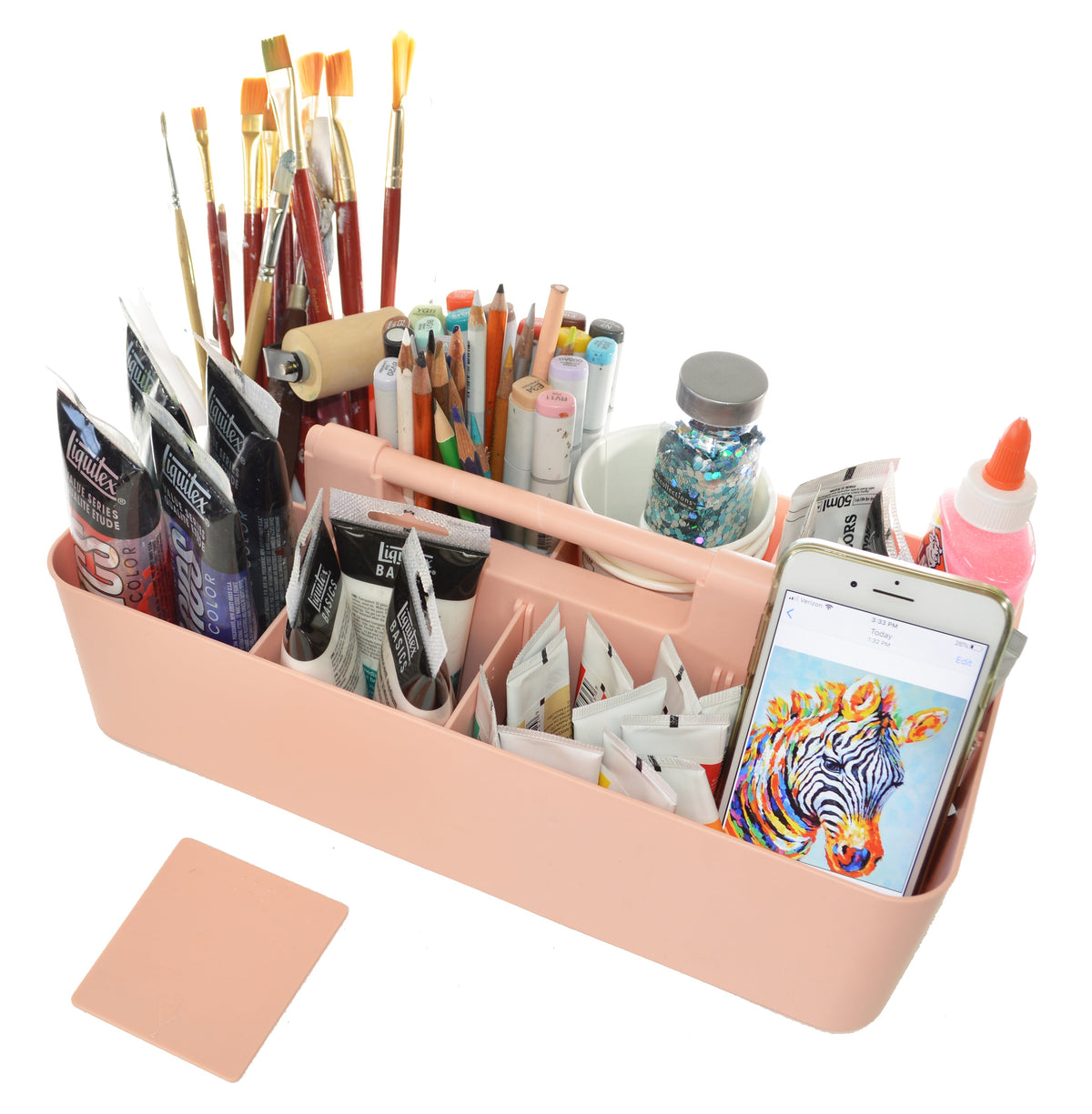 Large Portable Organizer Caddy with Dividers — Made in USA, product image 18